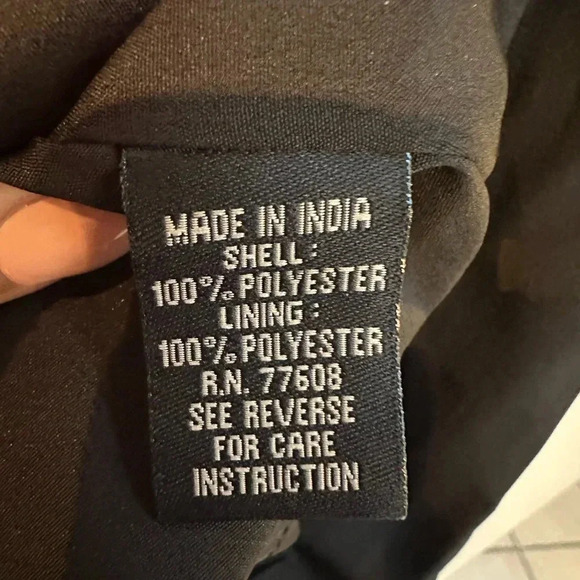 J. Peterman Black Beaded Shift Evening Formal Midi Dress Ruffle Plus Size 20 NWT - Picture 12 of 14